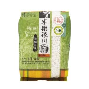 銀川有機圓糯白米 600G