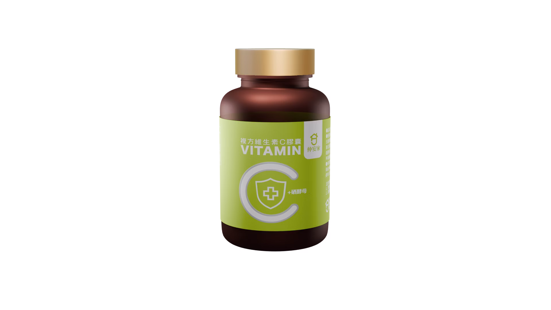 仲安家複方維生素C膠囊(60顆/盒):圖片 3
